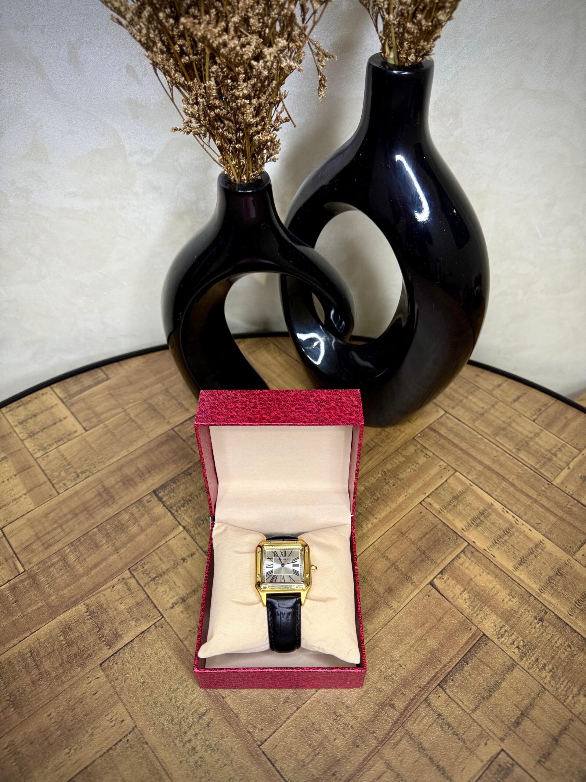 Montre Cartier Cuir Boite Simple – Image 4