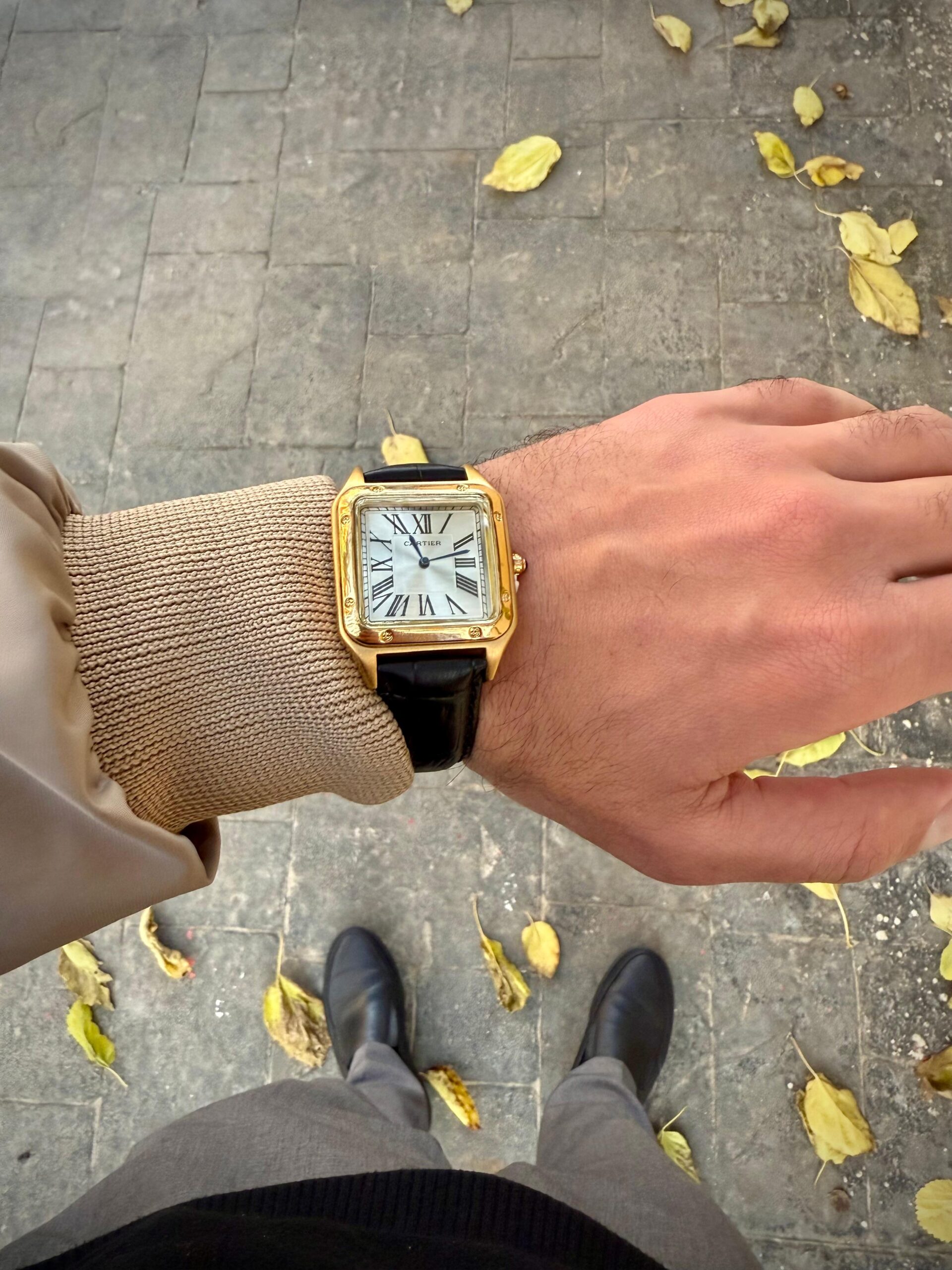 Montre Cartier Cuir Boite Simple – Image 5