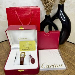 Montre Cartier Cuir Avec Packaging Complet