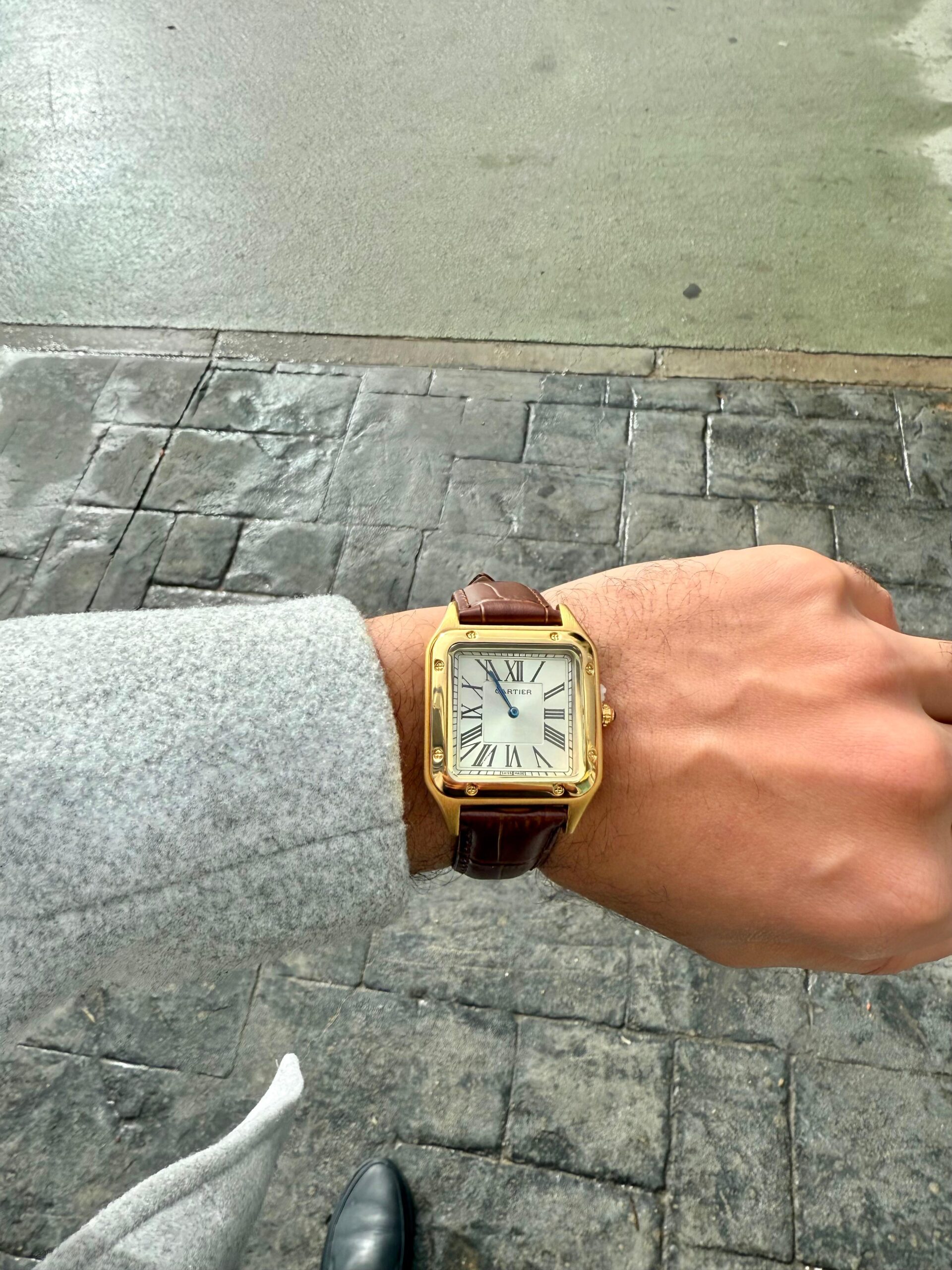 Montre Cartier Cuir Boite Simple – Image 2