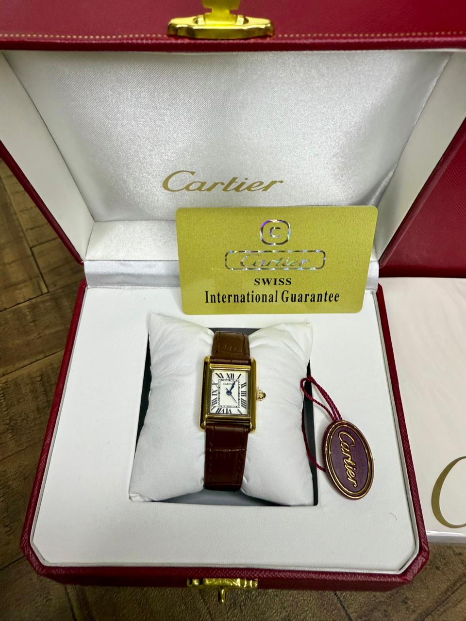 Montre Cartier Cuir Avec Packaging Complet – Image 2